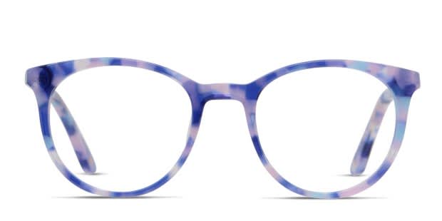 Amelia E. Veronique Purple/Tortoise/Multicolor Eyeglasses