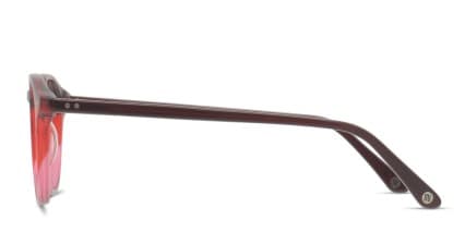Muse Norris Red, Clear glasses - Red / Clear - Side View