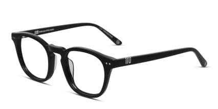 Muse GPA Shiny Black glasses - Shiny Black - Angle View