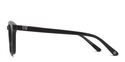 Muse McNeil Shiny Black glasses - Shiny Black - Side View