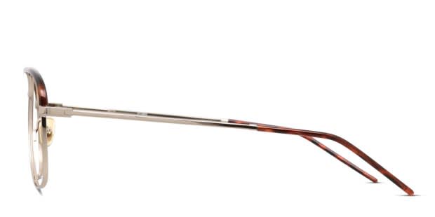 Ottoto Finesse Gold/Totoise Eyeglasses | Includes FREE Rx Lenses