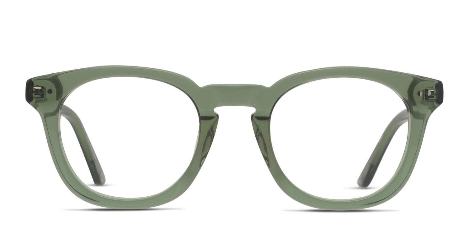 Muse deGrom Green, Clear glasses - Green / Clear - Frontal View