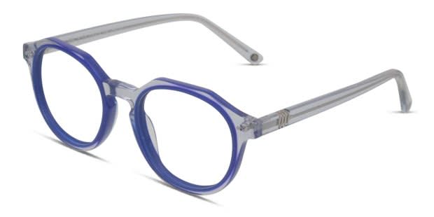 Muse Apex Blue/Clear Eyeglasses | Includes FREE Rx Lenses
