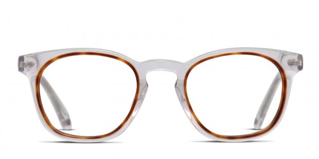 Clear tortoise shell glasses deals