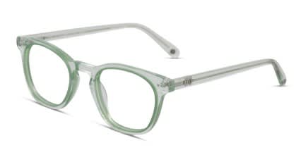 Muse Elixir Green, Clear glasses - Green / Clear - Angle View
