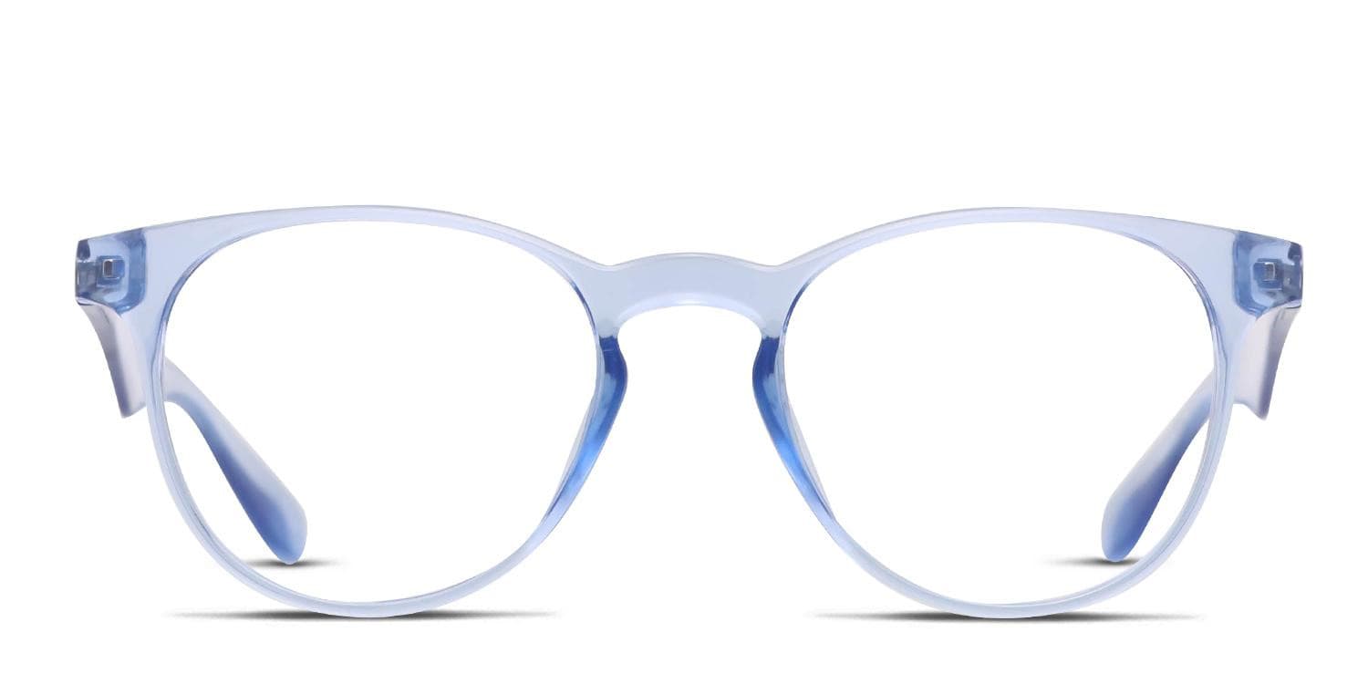 SeaClean Cormorant Blue, Clear glasses - Blue / Clear - Frontal View