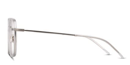 Ottoto Presto Clear, Silver glasses - Clear / Silver - Side View