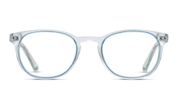 Muse Class Clear/Blue Eyeglasses | Includes FREE Rx Lenses