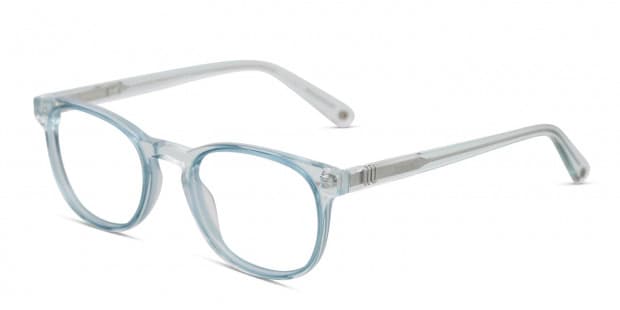 Muse Class Clear/Blue Eyeglasses | Includes FREE Rx Lenses