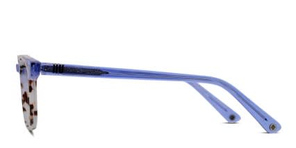 Muse Class Blue, Clear, Tortoise glasses - Blue / Clear / Tortoise - Side View