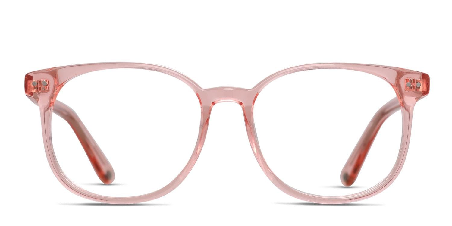 Muse Bono Pink/Clear Eyeglasses | Includes FREE Rx Lenses