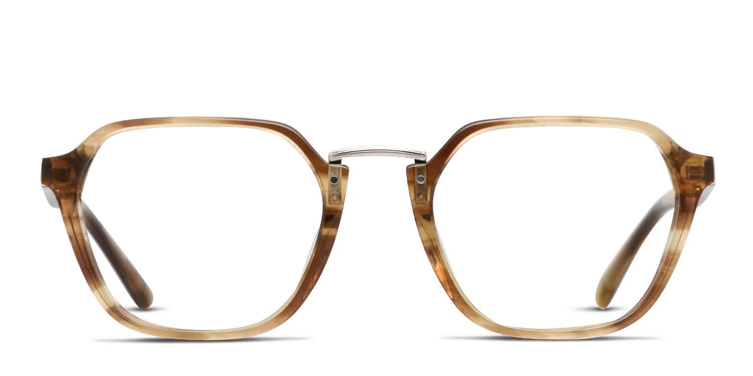Ottoto Francesco Brown, Clear glasses - Brown / Clear - Frontal View