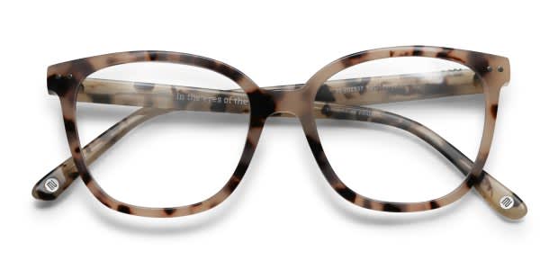 Muse Eloquence Tortoise/Beige Eyeglasses | Includes FREE Rx Lenses