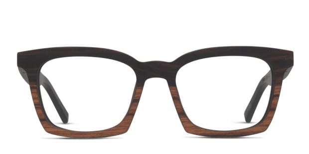 Fenz Selva LV Black/Brown Eyeglasses | Includes FREE Rx Lenses