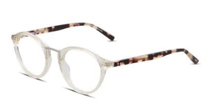 Ottoto Melany Yellow, Clear glasses - Yellow / Clear - Angle View