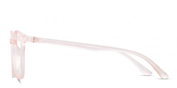 Lyanna Clear/Pink Eyeglasses | Includes FREE Rx Lenses