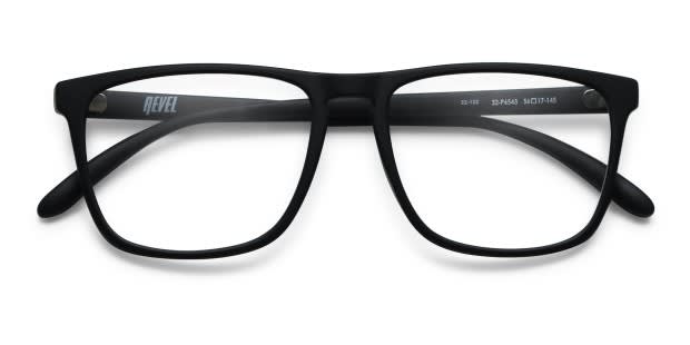 Revel Glide Black Eyeglasses Includes FREE Rx Lenses