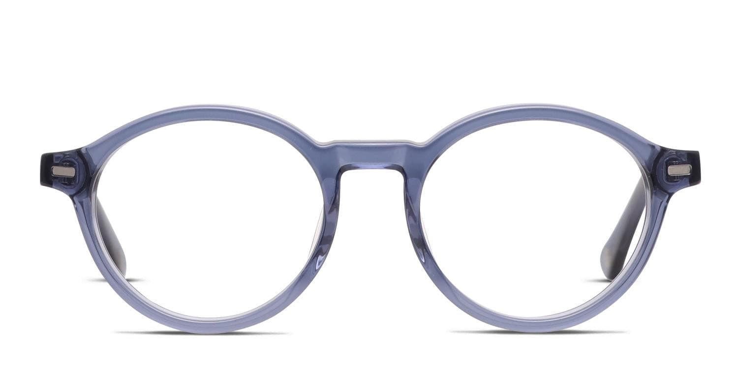 Muse M Round Blue/Clear Eyeglasses | Includes FREE Rx Lenses display picture 1