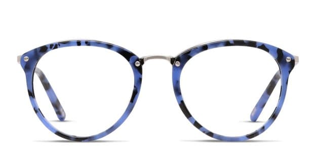 Ottoto Everad Blue/Tortoise/Silver Eyeglasses | Includes FREE Rx