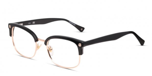 Muse Elliot Black/Gold Eyeglasses | Includes FREE Rx Lenses