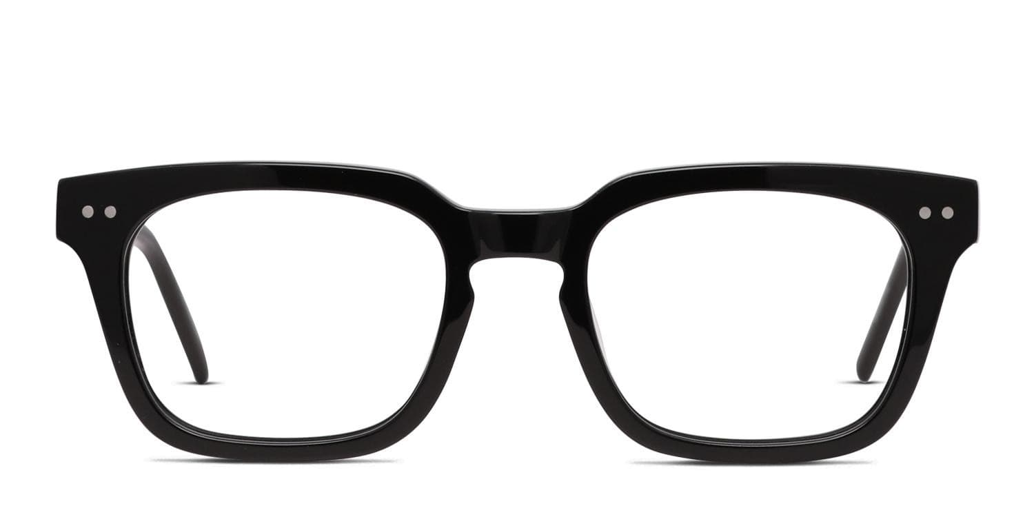 Muse Killian Shiny Black glasses - Shiny Black - Frontal View