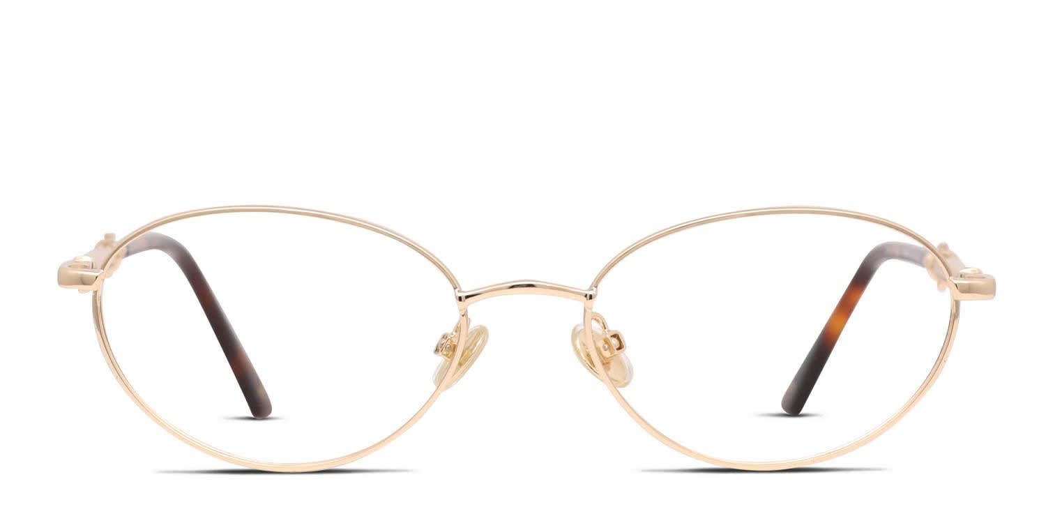 Amelia E. Becky Gold glasses - Gold - Frontal View