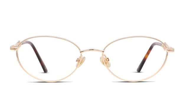 □Michaela.Ahlmann□２０.５◇Ｂ＆Ｇ・ Copen◇ Amelia E. Becky Gold Eyeglasses | Includes FREE Rx Lenses