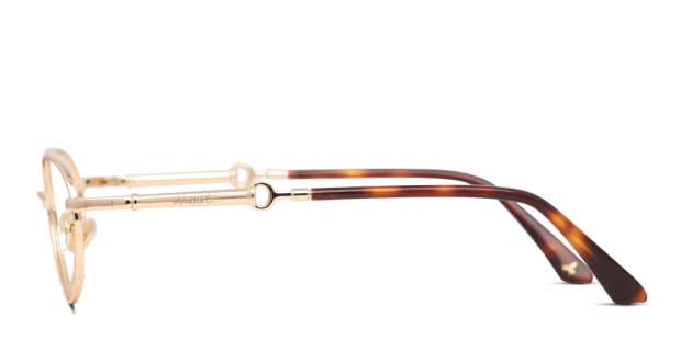 Amelia E. Becky Gold Eyeglasses | Includes FREE Rx Lenses