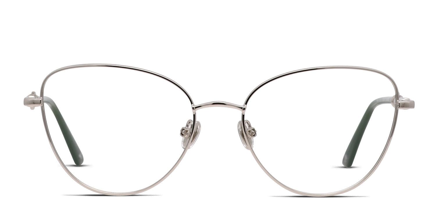 Amelia E. Maeve Silver glasses - Silver - Frontal View