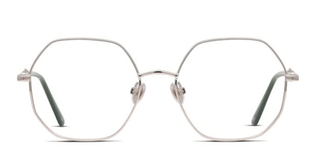 ❁aya❁ Amelia E. Mae Silver Eyeglasses | Includes FREE Rx Lenses