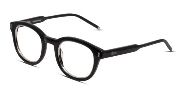 Ottoto Tube Shiny Black Eyeglasses | Includes FREE Rx Lenses