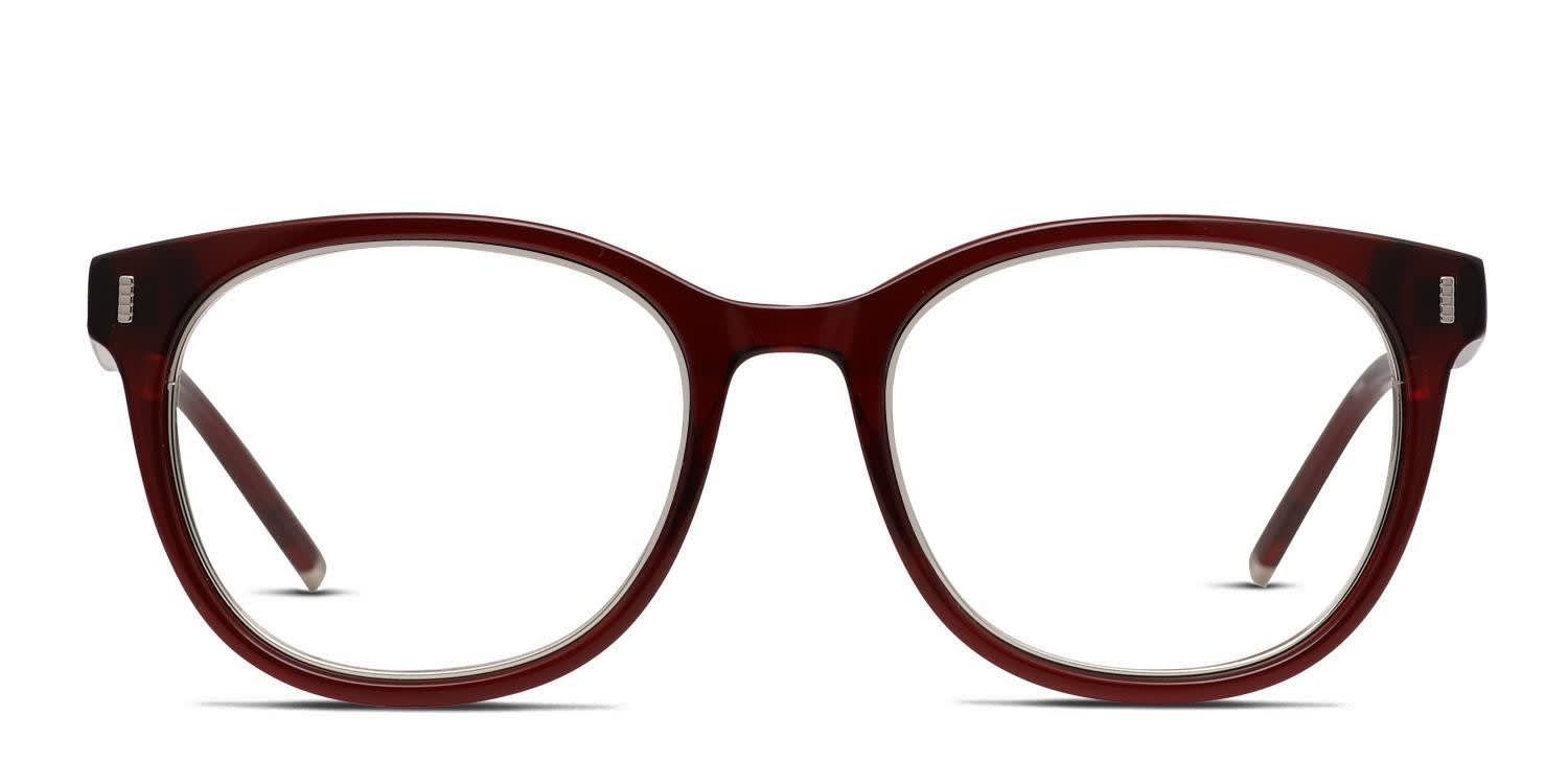 Amelia E. Eventide Red, Clear Prescription Eyeglasses