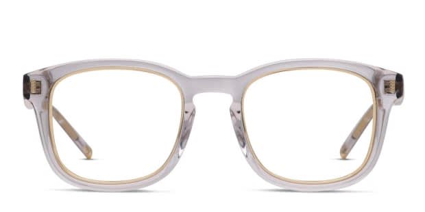 Ottoto Vauxhall Gray/Clear Eyeglasses | Includes FREE Rx Lenses