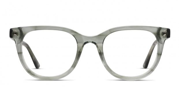 Amelia E. Imani Green/Clear Eyeglasses | Includes FREE Rx Lenses