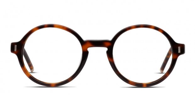 Ottoto City Circle Brown Tortoise Eyeglasses Includes FREE Rx Lenses