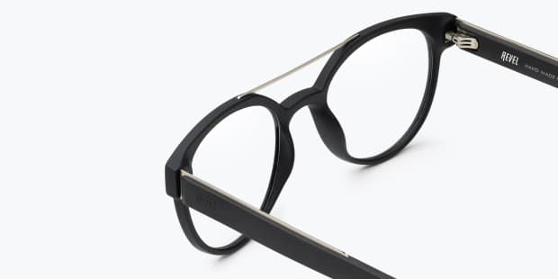 Revel Roundtree Black Eyeglasses | Includes FREE Rx Lenses