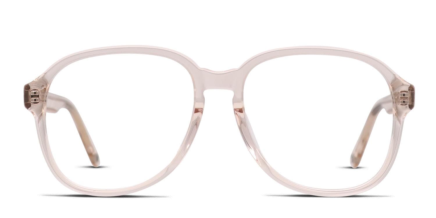 Muse Jenkins Brown, Clear glasses - Brown / Clear - Frontal View