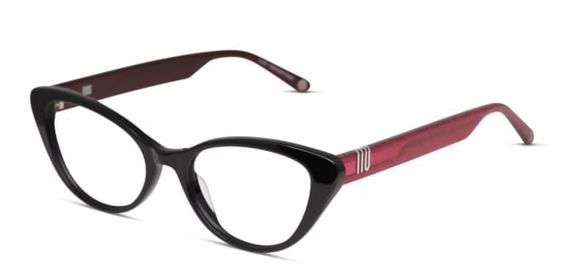Muse Nova Shiny Black Eyeglasses | Includes FREE Rx Lenses Muse Nova Shiny Black Eyeglasses | Includes FREE Rx Lenses