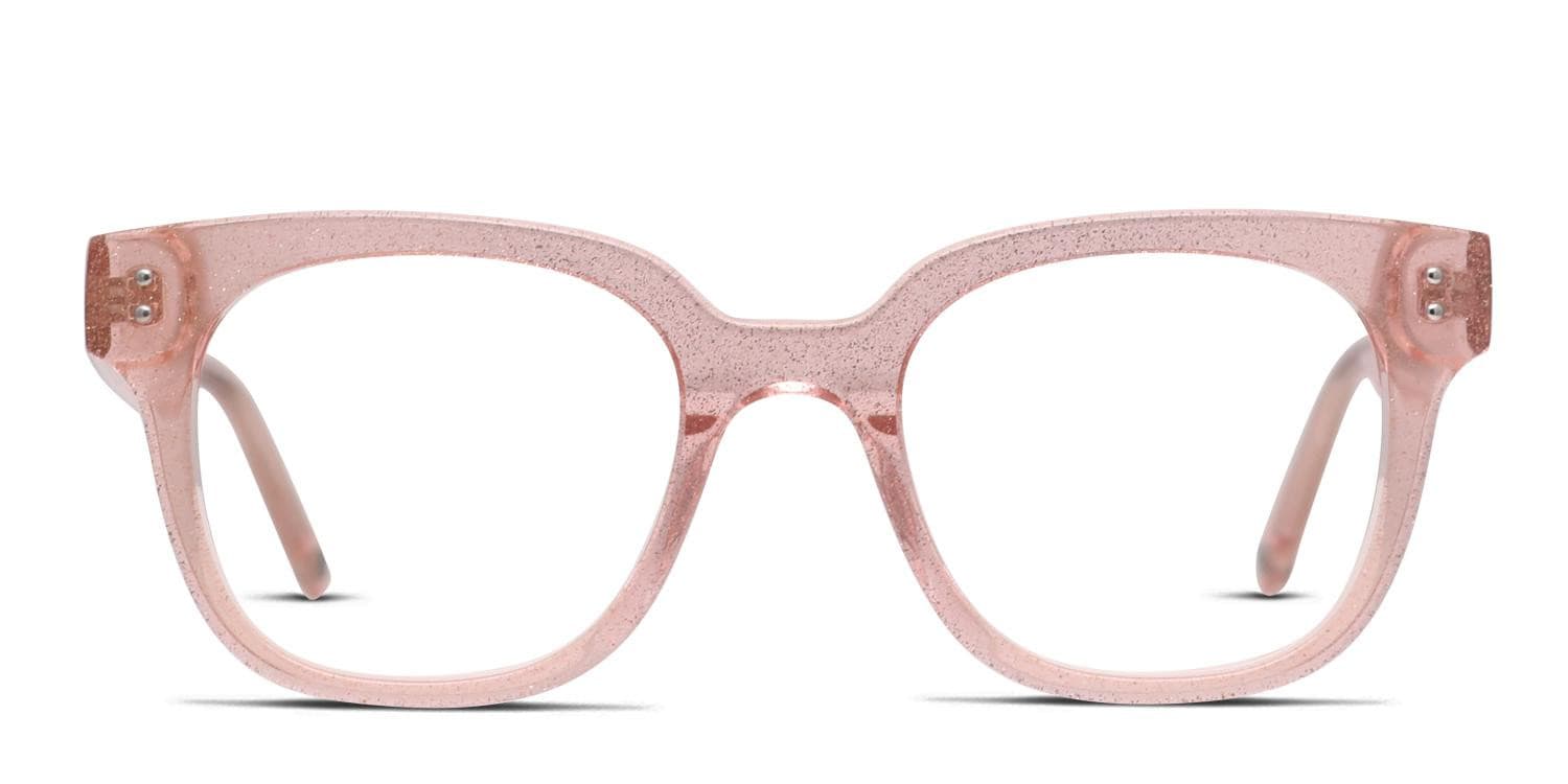 Muse Naomi Pink, Glitter glasses - Pink / Glitter - Frontal View