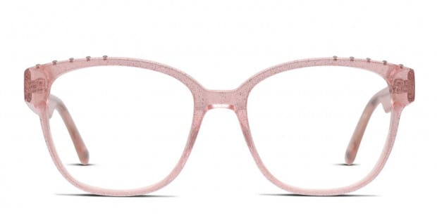 Muse Fabulous Pink Glitter Eyeglasses Includes FREE Rx Lenses