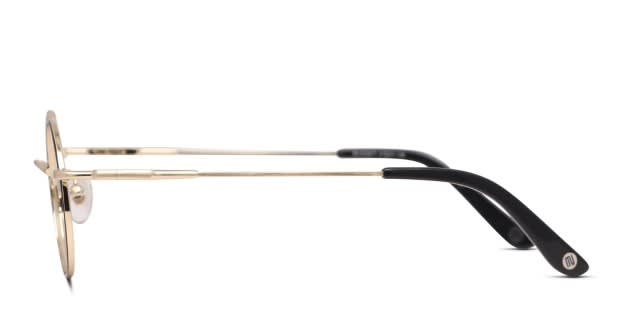 Muse M6644 Black/Gold Eyeglasses | Includes FREE Rx Lenses 