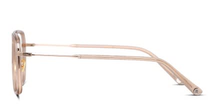 Muse On the Double Brown, Gold glasses - Brown / Gold - Side View