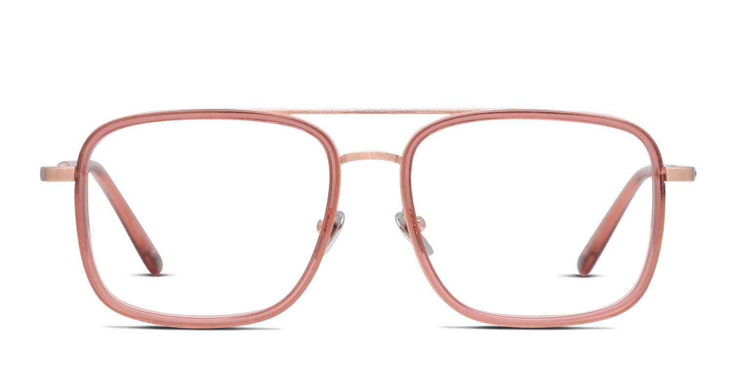 Muse On the Double Pink/Rose Gold Eyeglasses | Includes FREE
