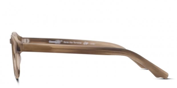 Wood Eyeglasses Stand in Light Brown from Bali - Prominent Nose in Light  Brown