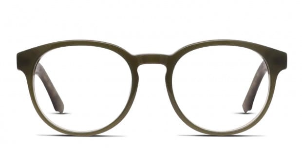 Green Sideneck Lenses | Rx FREE African Eyeglasses Includes The