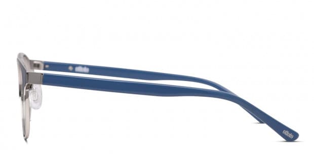 Ottoto Aodhan Blue/Silver Eyeglasses | Includes FREE Rx Lenses