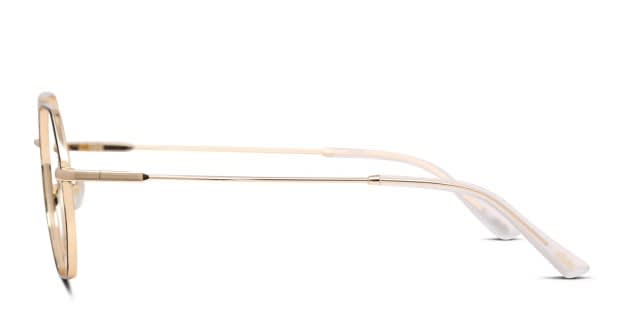 Ottoto Stefen Black/Gold Eyeglasses | Includes FREE Rx Lenses