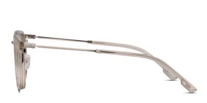 Muse Ryder Beige, Silver glasses - Silver / Beige - Side View