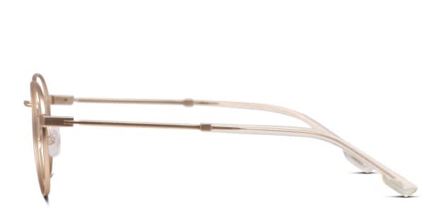 Ottoto Sequence Low Bridge Fit Gold Prescription Eyeglasses