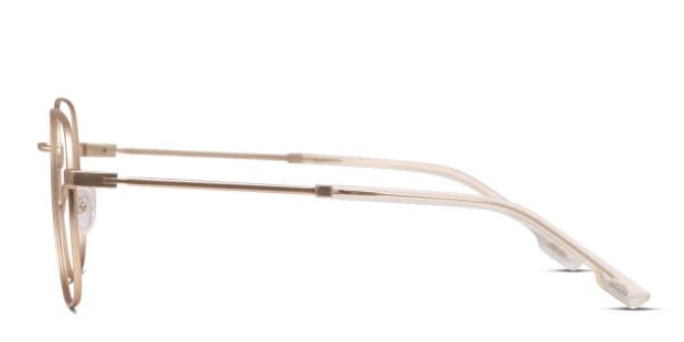 Ottoto Ignacio Low Bridge Fit Gold Prescription Eyeglasses